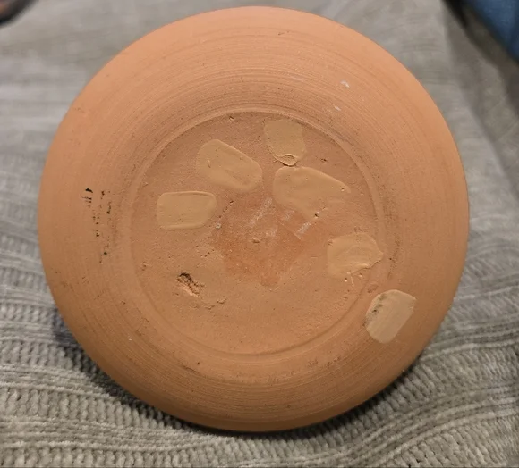 Handcrafted Southwestern Style Ceramic Art Vase with Indigenous Design - Picture 6 of 6